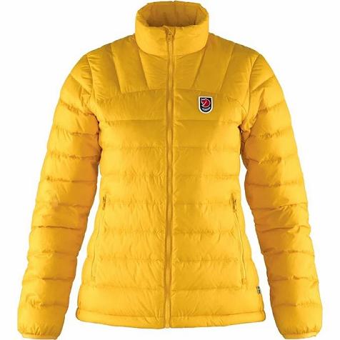 Fjallraven Women Expedition Down Jacket Yellow PH102828 Philippines